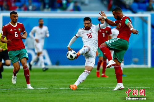 世界杯：摩洛哥乌龙头球 伊朗补时阶段 1:0 绝杀获胜